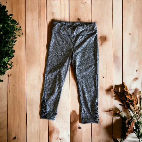 Everlast sport Capri pants gray polyester and spandex size M - Picture 3 of 12